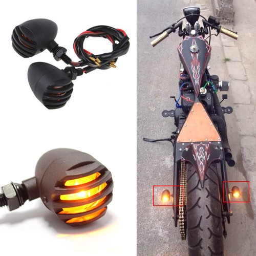 Motorcycle black grill bullet - grill,