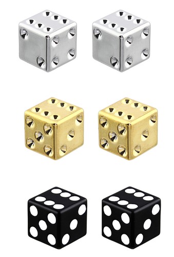 Dice bicycle valve caps - f&r,