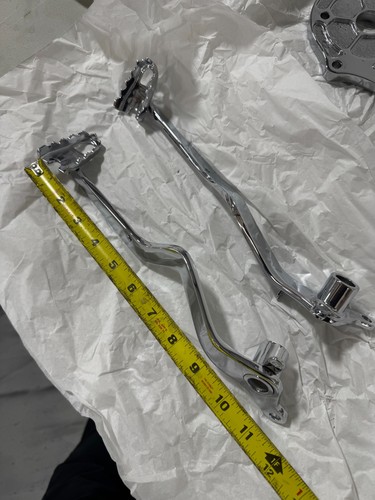 Chrome motorcycle foot - chrome,