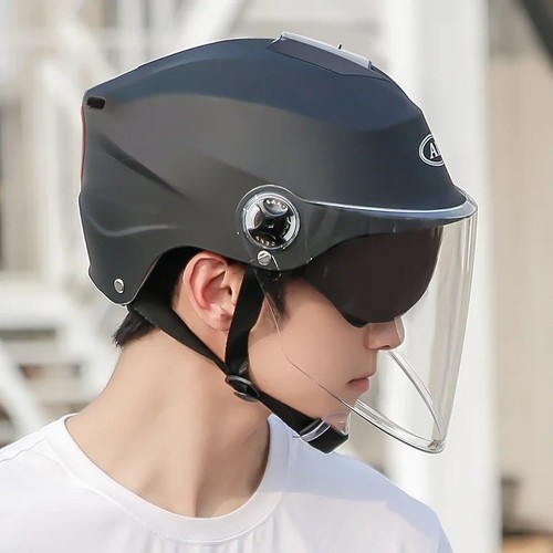 Half face motorcycle helmet - face,