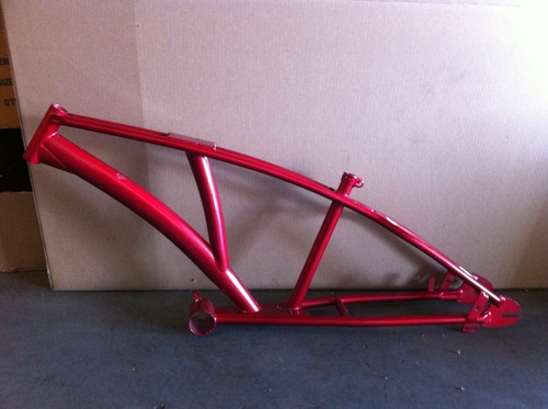 Red chopper bike - bike, frame