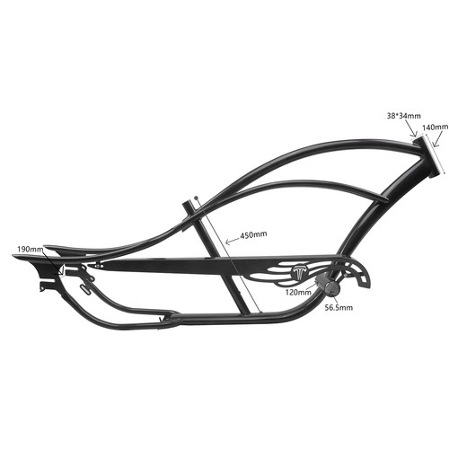 Micargi bronco chopper - micargi, 26"