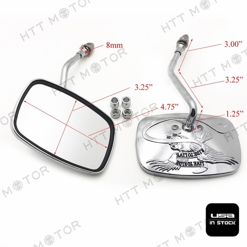 Chrom rear view mirrors - chrom,