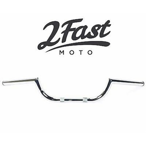 Chrome clubman handlebars - 1",